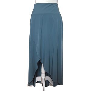 Halara Breezeful Skort Women’s L Teal Blue Asymmetrical High Waisted Athleisure